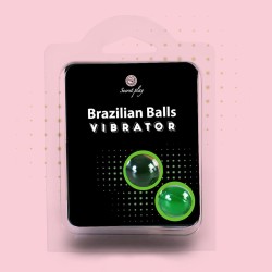 BOLAS LUBRIFICANTES BRAZILIAN BALLS SHOCK EFEITO VIBRADOR 2 x 4GR