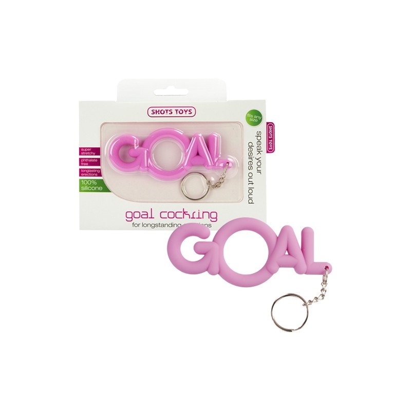 ANEL PARA O PÉNIS GOAL ROSA