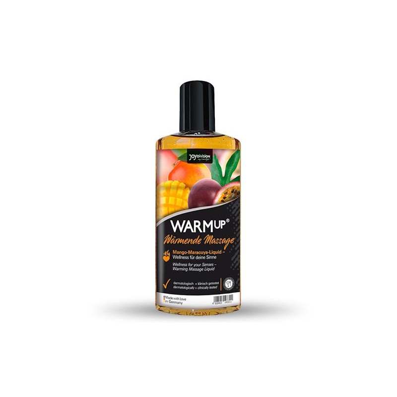 ÓLEO DE MASSAGEM COMESTÍVEL WARMUP MANGA MARACUJÁ 150ML