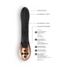 VIBRADOR COM AQUECIMENTO RECARREGÁVEL OPULENT ELEGANCE PRETO