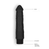 VIBRADOR REALÍSTICO 8" THICK VIBE GC PRETO