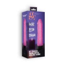 VIBRADOR REALÍSTICO 8" THICK VIBE GC ROSA