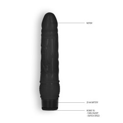 VIBRADOR REALÍSTICO 8" THIN VIBE GC PRETO