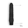 VIBRADOR REALÍSTICO 8" THIN VIBE GC PRETO