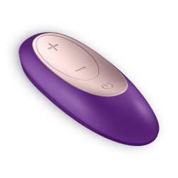 VIBRADOR PARA CASAL DOUBLE PLUS REMOTE COM COMANDO E CARREGADOR USB