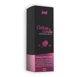 GEL DE MASSAGEM COM SABOR A ALGODÃO DOCE INTT 30ML