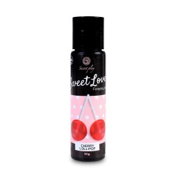 GEL LUBRIFICANTE COM SABOR A CHUPA DE CEREJA SWEET LOVE SECRET PLAY 60ML