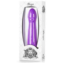 VIBRADOR BRIGIT ROXO EMBALAGEM BRANCA