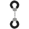 ALGEMAS COM PELUCHE PLEASURE FURRY HANDCUFFS PRETAS