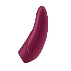 ESTIMULADOR CURVY 1+ COM APP SATISFYER VERMELHO ROSADO