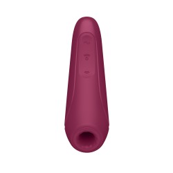 ESTIMULADOR CURVY 1+ COM APP SATISFYER VERMELHO ROSADO