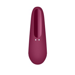 ESTIMULADOR CURVY 1+ COM APP SATISFYER VERMELHO ROSADO