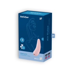 ESTIMULADOR CURVY 2+ COM APP SATISFYER ROSA