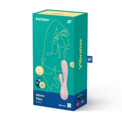 VIBRADOR MONO FLEX COM APP E BLUETOOTH SATISFYER MALVA