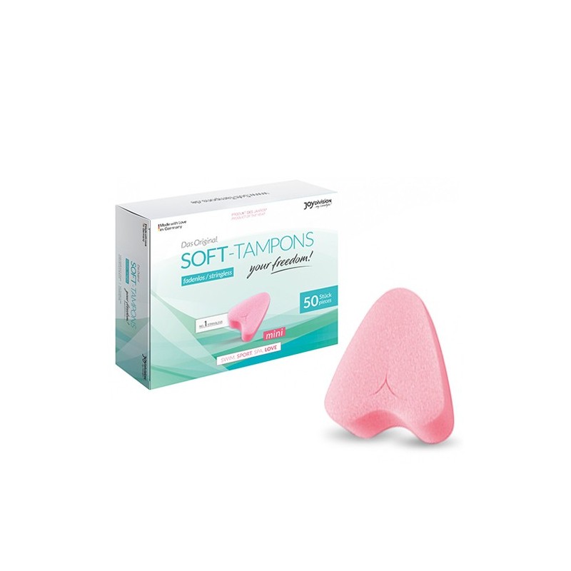 CAIXA COM 50 TAMPÕES SOFT-TAMPONS MINI