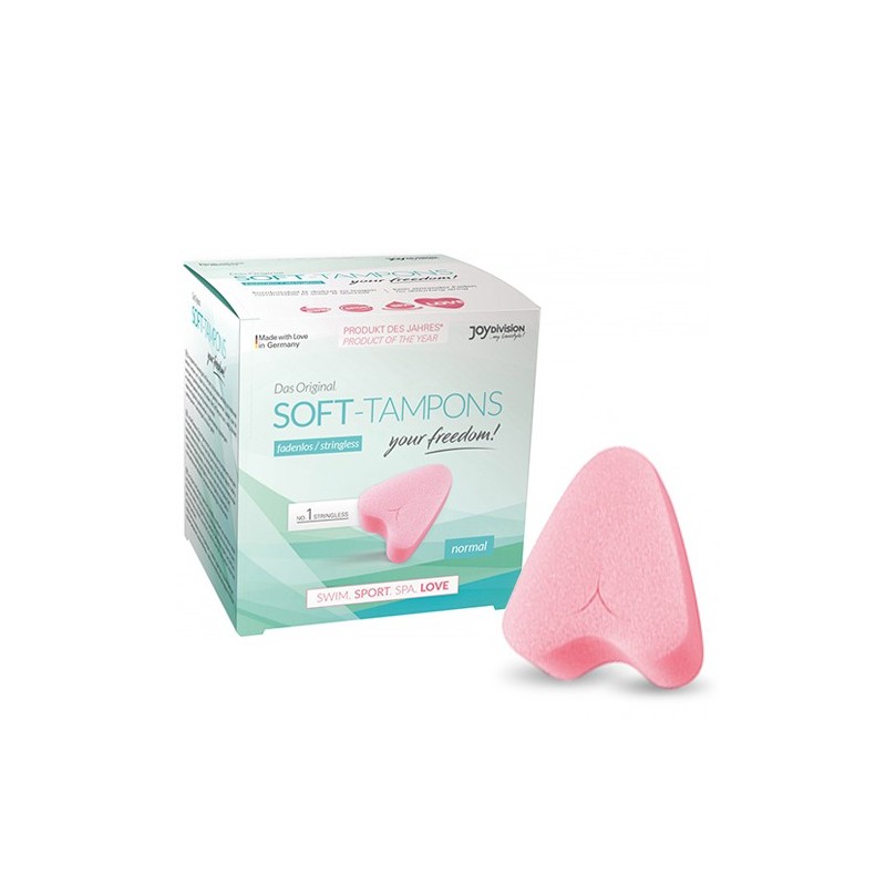 CAIXA COM 3 TAMPÕES SOFT-TAMPONS NORMAL