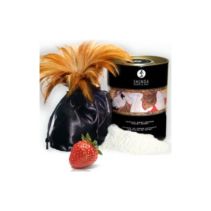 PÓ CORPORAL SHUNGA SWEET SNOW CHAMPANHE E MORANGO 228GR