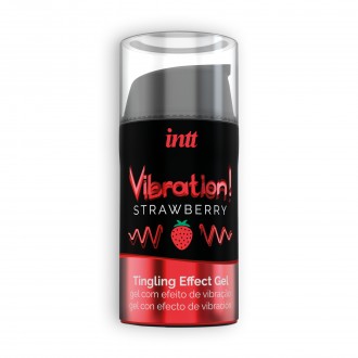 INTT VIBRATION STRAWBERRY GEL 15ML