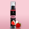 LUBRIFICANTE DE EFEITO CALOR COM SABOR A MORANGO COM NATAS 50 ML SECRET PLAY