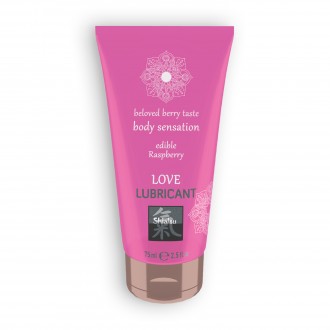 SHIATSU™ EDIBLE LOVE BERRY TASTE LUBRICANT WITH RASPBERRY FLAVOUR 75ML