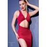 VESTIDO CR-4445 VERMELHO