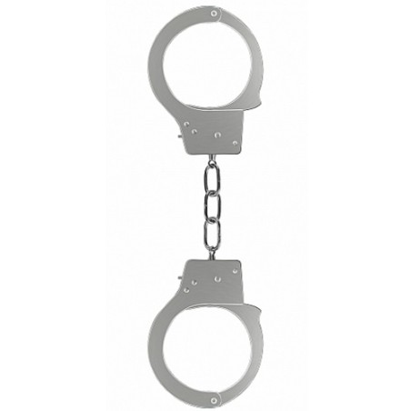 ALGEMAS EM METAL BEGINNER'S HANDCUFFS PRATEADAS