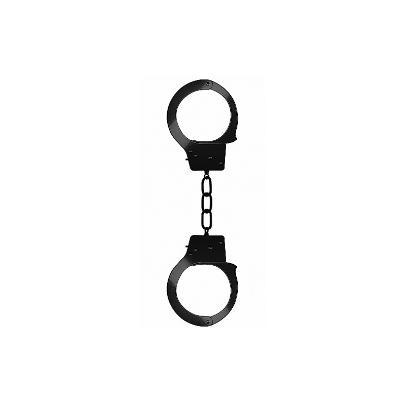 ALGEMAS EM METAL BEGINNER'S HANDCUFFS PRETAS