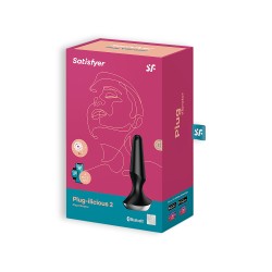 PLUG ANAL PLUG-ILICIOUS 2 SATISFYER PRETO