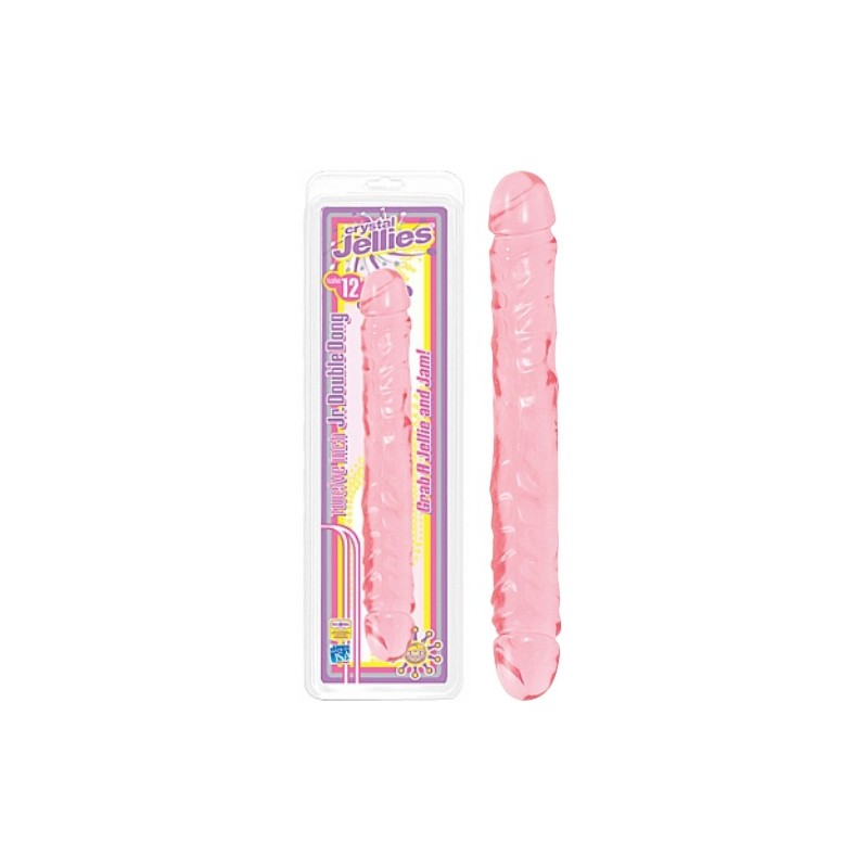 DILDO DUPLO JR. DOUBLE DONG 12'' ROSA