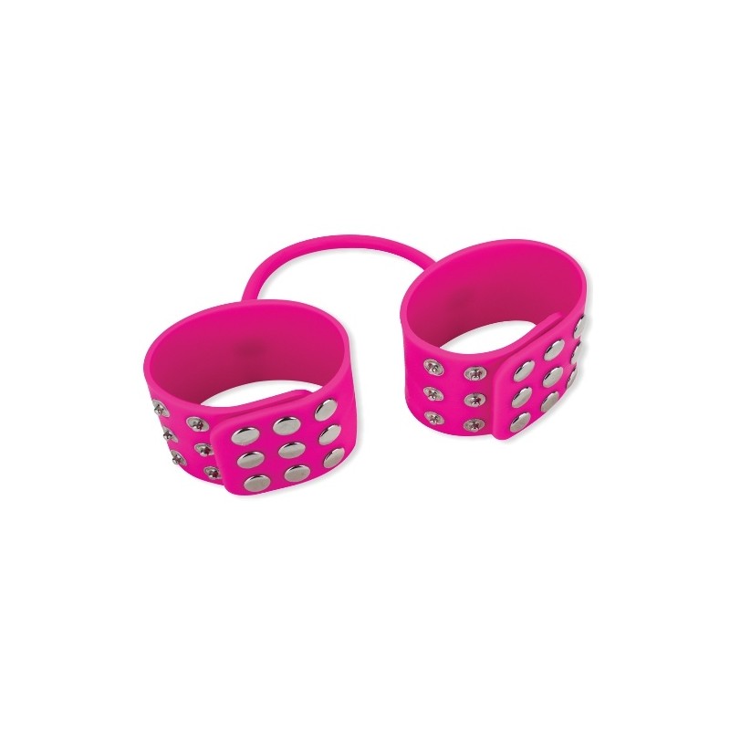 ALGEMAS DE SILICONE SILICONE CUFFS ROSA