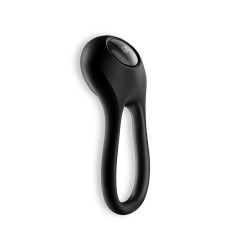 ANEL VIBRATÓRIO MAJESTIC DUO SATISFYER PRETO