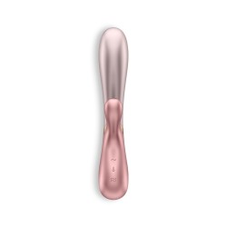 VIBRADOR HOT LOVER COM APP SATISFYER ROSA - ROSA ESCURO