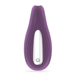 VIBRADOR RECARREGÁVEL COM COMANDO PLEASURISER E OFERTA DE LUBRIFICANTE À BASE DE ÁGUA CRUSHIOUS