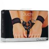 ALGEMAS PARA OS PULSOS E TORNOZELOS OUCH! VELCRO HAND AND LEG CUFFS PRETAS