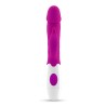 VIBRADOR COM ESTIMULADOR DE CLITÓRIS MOCHI ROXO E LUBRIFICANTE À BASE DE ÁGUA INCLUÍDO CRUSHIOUS