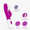 VIBRADOR COM ESTIMULADOR DE CLITÓRIS MOCHI ROXO E LUBRIFICANTE À BASE DE ÁGUA INCLUÍDO CRUSHIOUS