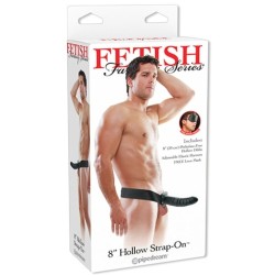 STRAP-ON OCO 8'' HOLLOW FETISH FANTASY SERIES PRETO