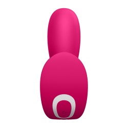 ESTIMULADOR DO PONTO-G E ANAL TOP SECRET + COM APP SATISFYER ROSA