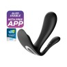 ESTIMULADOR DO PONTO-G E ANAL TOP SECRET + COM APP SATISFYER PRETO