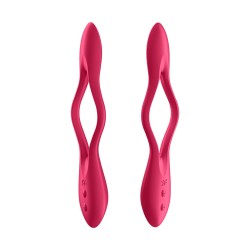 VIBRADOR ELASTIC JOY SATISFYER VERMELHO