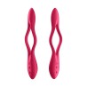 VIBRADOR ELASTIC JOY SATISFYER VERMELHO