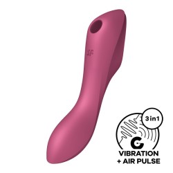 VIBRADOR CURVY TRINITY 3 SATISFYER VERMELHO