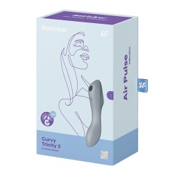 VIBRADOR CURVY TRINITY 3 SATISFYER CINZA