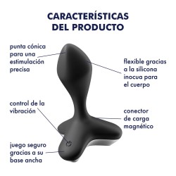 VIBRADOR ANAL GAME CHANGER SATISFYER PRETO