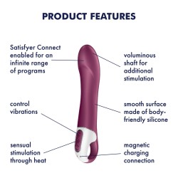 VIBRADOR BIG HEAT COM APP SATISFYER