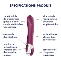 VIBRADOR BIG HEAT COM APP SATISFYER