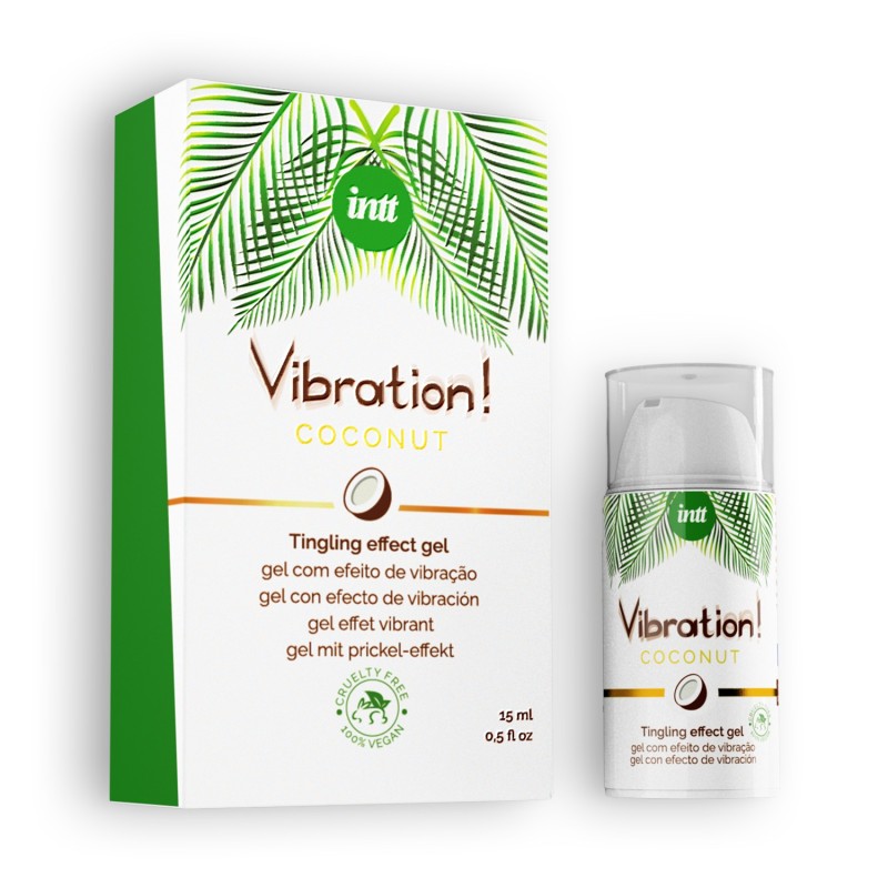 GEL COM VIBRAÇÃO VEGAN VIBRATION COCO INTT 15ML