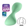 VIBRADOR ANAL TRENDSETTER COM APP SATISFYER VERDE