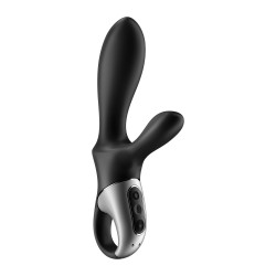 VIBRADOR HEAT CLIMAX + COM APP SATISFYER PRETO