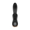 VIBRADOR DOUBLE FLEX COM APP SATISFYER PRETO